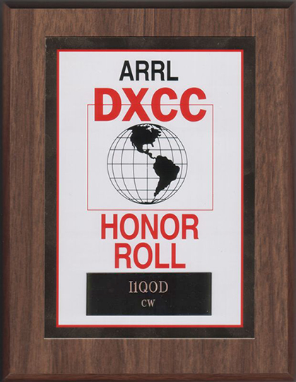 DXCC HONOR ROLL